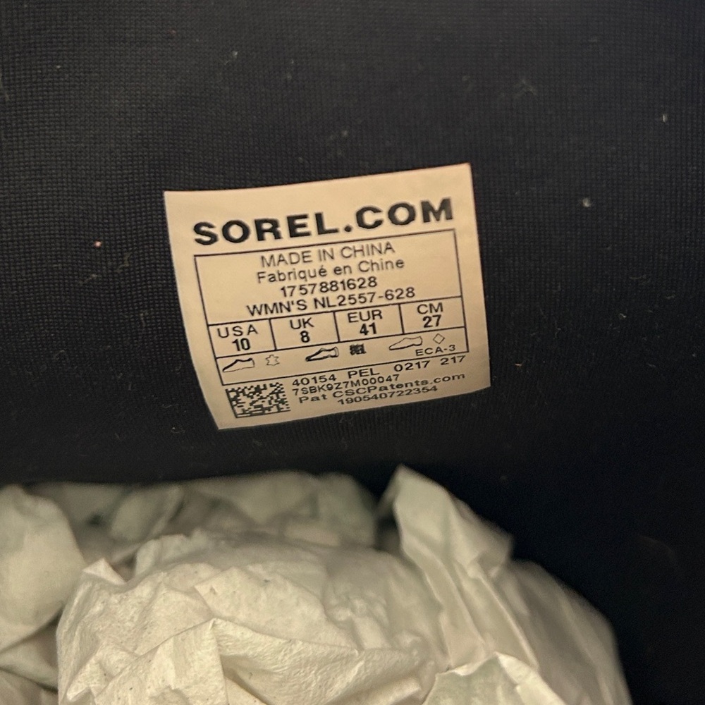Sorel Slimpack Tall Riding Boots Winter Classic Rare! Women’s 10 40 - Picture 6 of 6
